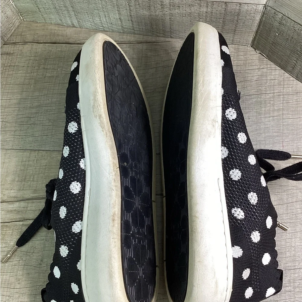 Kate‎ Spade Lift Knit Geo Black white dots Women Size 9.5